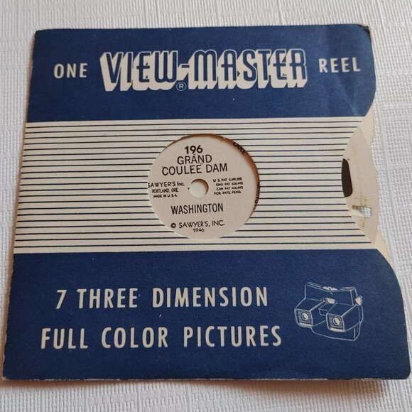 View-Master Grand Coulee Dam Reel 196 - Picture 1 of 3